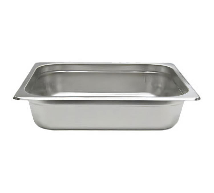 Product image #1 for NestWell Half-Size 24-Gauge Solid Anti-Jamming Stainless Steel Steam Table Pan, 2-1/2 Inch Deep