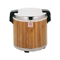 Thunder Group 50-Cup Electric Rice Warmer with Non-Stick Inner Pot and Spatula