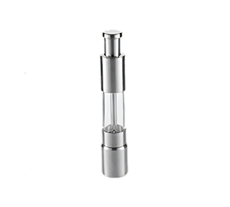 Product image #1 for American Metalcraft Presto-Push Pepper Mill/Grinder, 6 Inch H, Stainless Steel and Acrylic