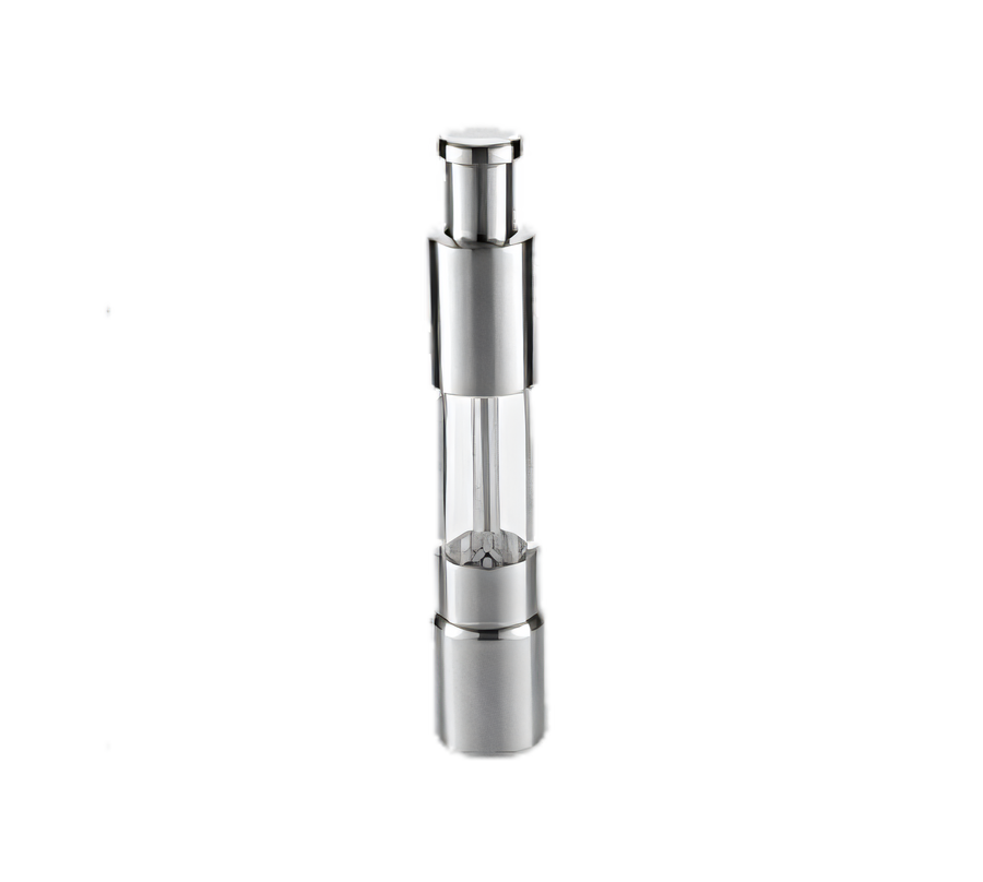 Product image #1 for American Metalcraft Presto-Push Pepper Mill/Grinder, 6 Inch H, Stainless Steel and Acrylic