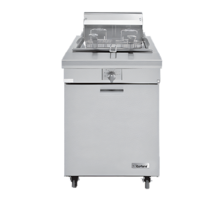 Product image #1 for Garland Master Series 24-Inch Heavy-Duty Range-Match Gas Fryer, 70 lb. Fat Capacity
