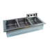Thumbnail image #1 for Delfield N8768ND Narrow Drop-In Electric Hot Food Well, 3 Full-Size Pans, With Drains