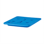 Thumbnail image #1 for Cambro CP2632443 GN 1/2 Camchiller Cold Plate, Glacier Blue, 12-4/5" x 10-2/5" x 1-1/5"