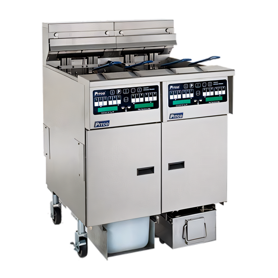 Product image #1 for Solstice Reduced Oil Volume Electric Countertop Fryer with Split Frypot