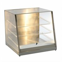 Antunes DC-27L Large Capacity Countertop Pastry Display Case with Lighting and Acrylic Panels