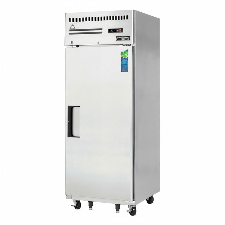 Product image #1 for Everest Refrigeration ESR1 One-Section Upright Reach-In Refrigerator, Top-Mounted Self-Contained R290, Solid Door, 23 Cu. Ft.