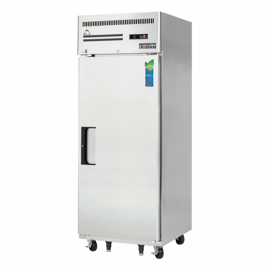 Product image #1 for Everest Refrigeration ESR1 One-Section Upright Reach-In Refrigerator, Top-Mounted Self-Contained R290, Solid Door, 23 Cu. Ft.