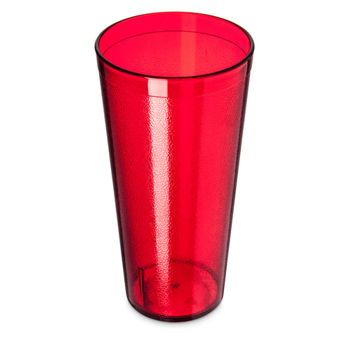 Product image #1 for Carlisle Stackable 24 oz Tapered SAN Plastic Tumbler, Ruby