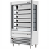 Thumbnail image #1 for Beverage-Air Vuemax Slim Open-Air Merchandiser Refrigerator, 5-Shelf Vertical Case, White, 47-7/16
