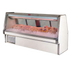 Thumbnail image #1 for Howard-McCray 34E Series Double Duty Fish and Poultry Self-Contained Refrigerated Service Case, 124-1/2 Inch, Straight Glass, Stainless Steel