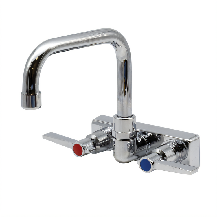 Product image #1 for Advance Tabco Lead-Free 6-Inch Extended Splash-Mount Faucet with 4-Inch Centers and Swivel D Spout