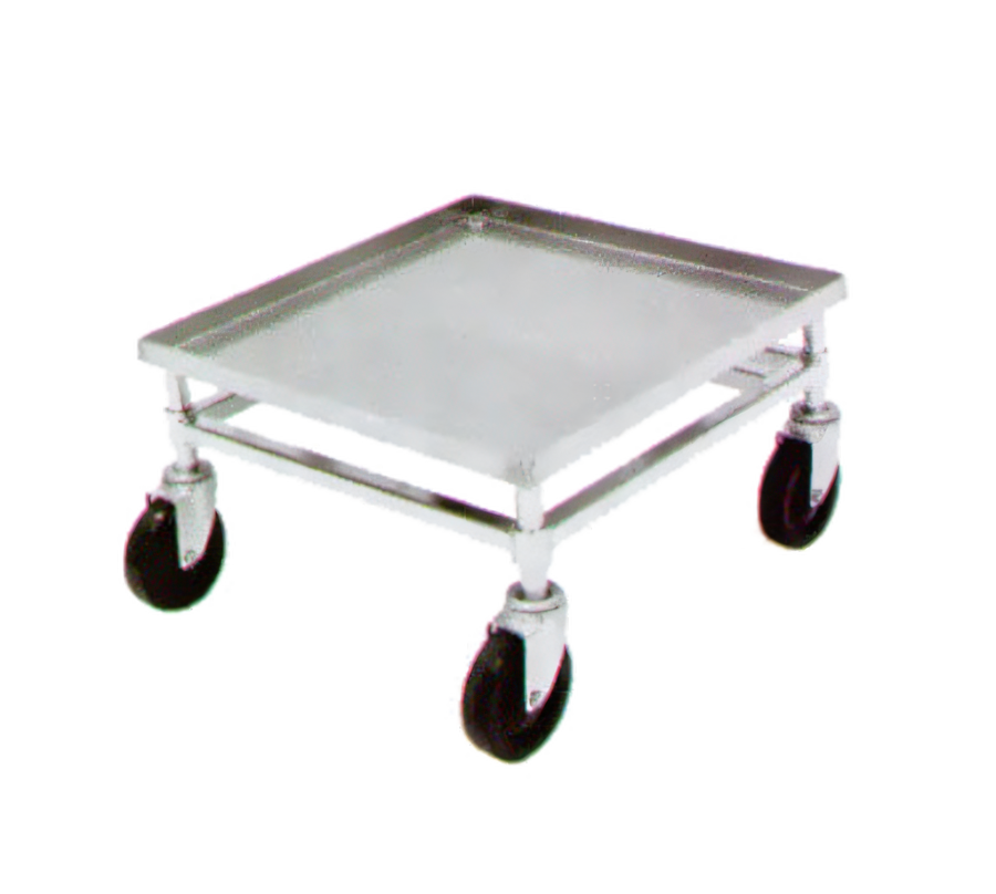 Product image #1 for Aluminum Single-Stack Cup/Glass Rack Dolly for 20 x 20 Inch Racks with Push Handle