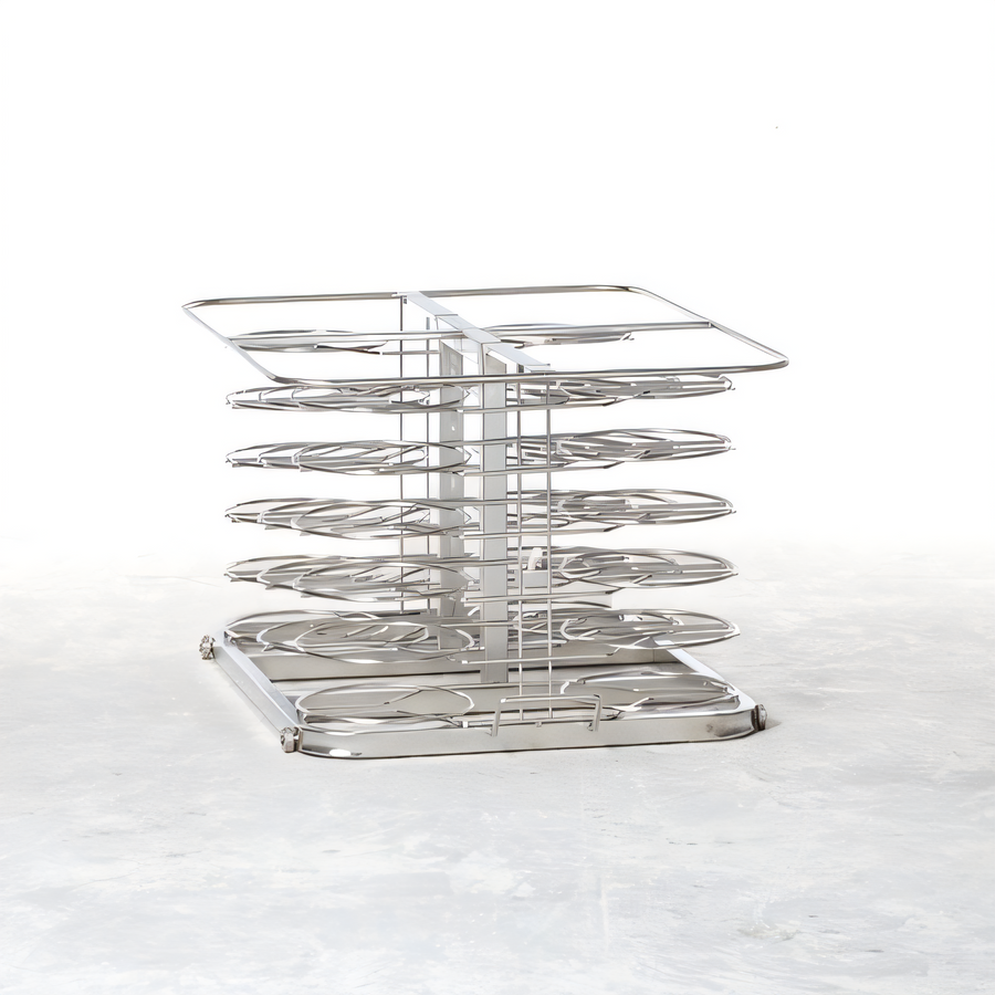Product image #1 for RATIONAL 6-Full Size Stainless Steel Mobile Plate Rack for Pro/Classic, 34 Plates