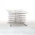 Thumbnail image #1 for RATIONAL 6-Full Size Stainless Steel Mobile Plate Rack for Pro/Classic, 34 Plates