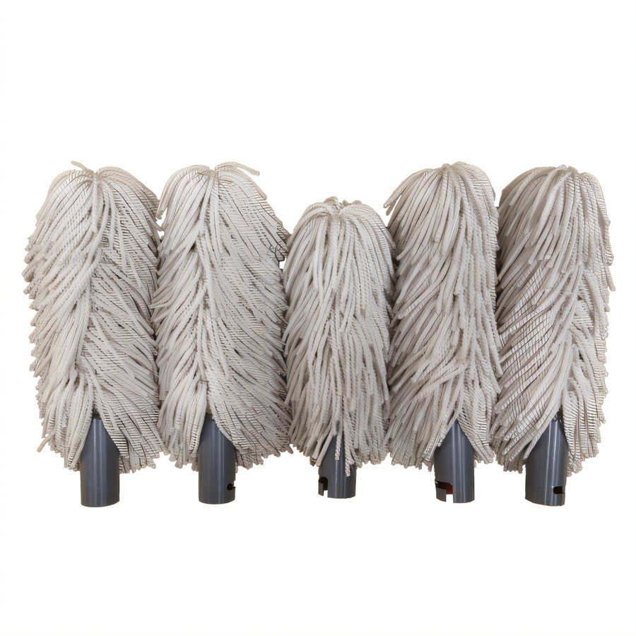 Product image #1 for Bar Maid Standard Size 5-Piece Slotted Glass Polishing Head Set for GP-100