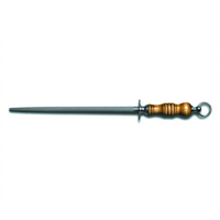 Dexter Russell Traditional 14-Inch Magnetized Butcher Steel with Hardwood Handle
