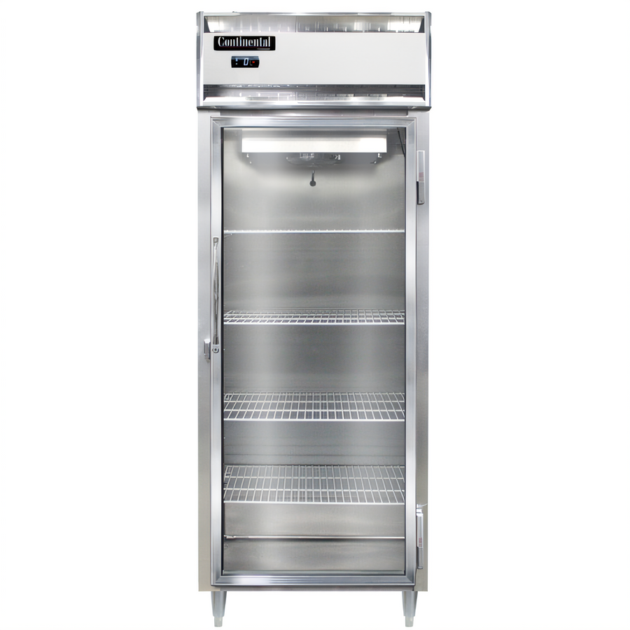 Product image #1 for Continental Refrigerator D1FENSAGD Designer Line One-Section Extra-Wide Reach-In Glass Door Freezer