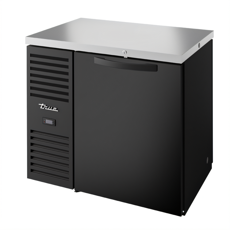 Product image #1 for True Premier Bar 36-Inch Pass-Thru Back Bar Cooler with Solid Locking Doors