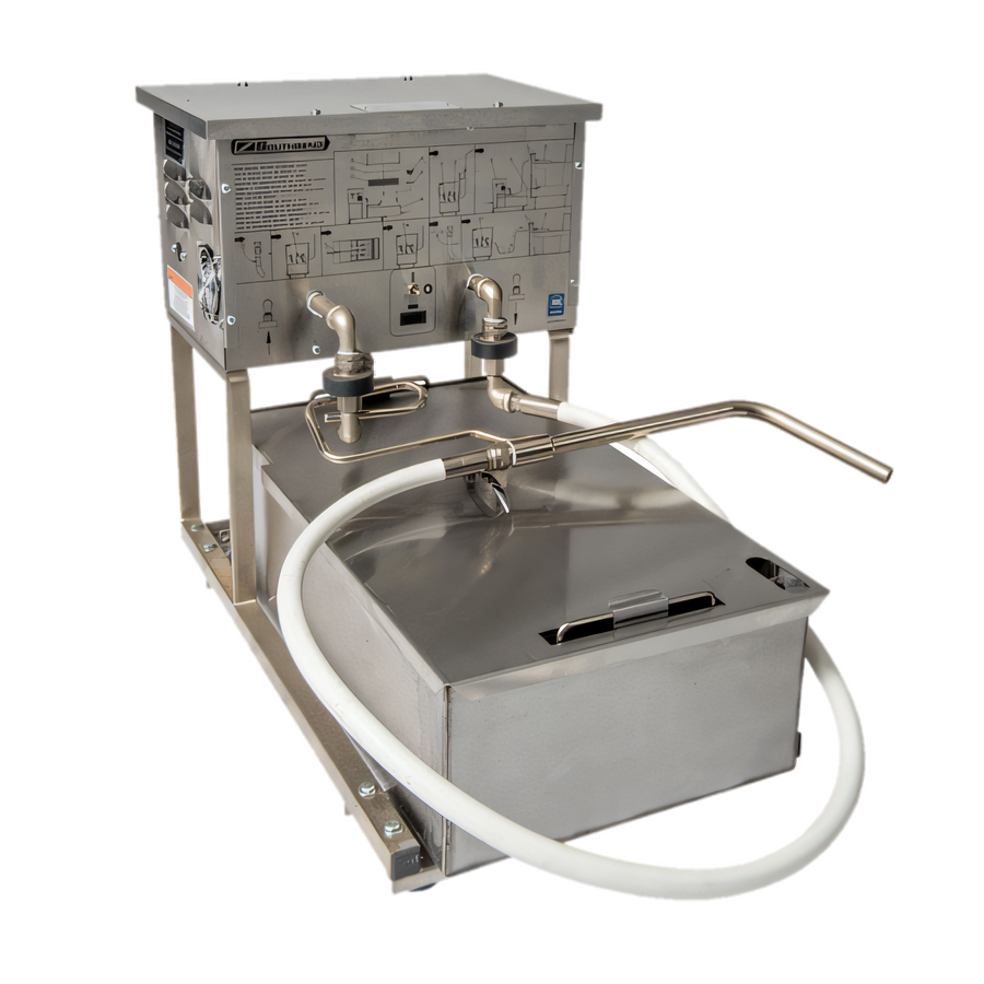 Product image #1 for Portable Mobile Fryer Filter Unit for 55 lb Economy Fryers, 120V, 1/3 HP