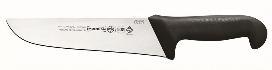 Product image #1 for Mundial 8-Inch Brazilian Steak House Butcher Knife with Black Polypropylene Handle