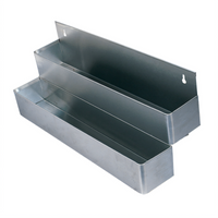 Spill-Stop 32-Inch Double-Tier Stainless Steel Speed Rack for 16 750 mL Bottles