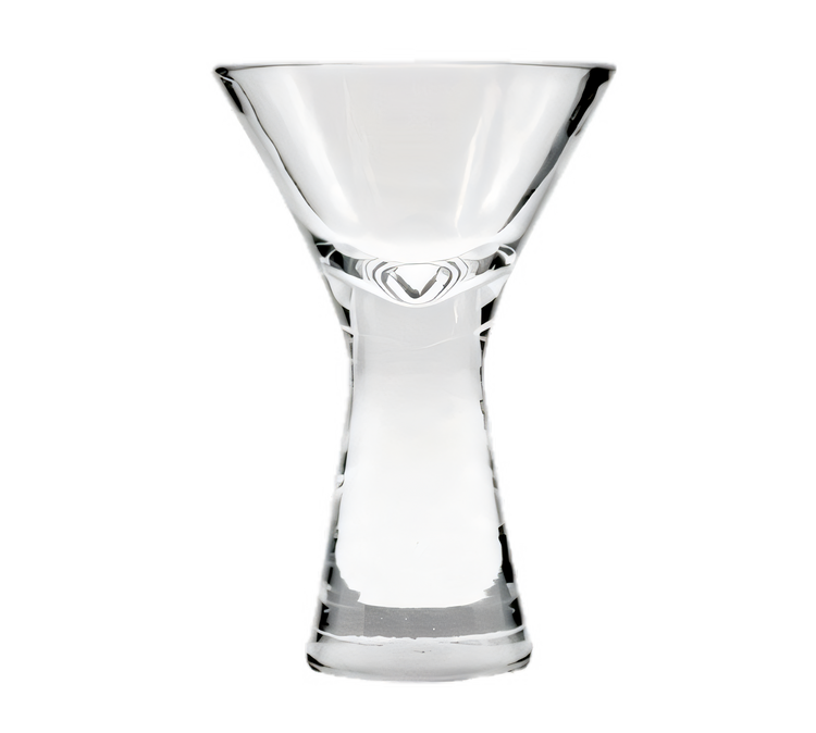 Product image #1 for Perfect Portions Mini Martini Glass, 2-1/2 oz., Stemless, Weighted Base, Clear Glass