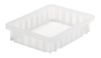 Quantum Clear Dividable Grid Food Box, 11-7/8 x 8-1/4 x 2-1/2 Inches