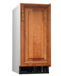Hoshizaki C-80BAK-ADDS ADA Compliant Air-Cooled Nugget Ice Machine with Built-In 27 lb. Bin and Custom Cabinet Door System