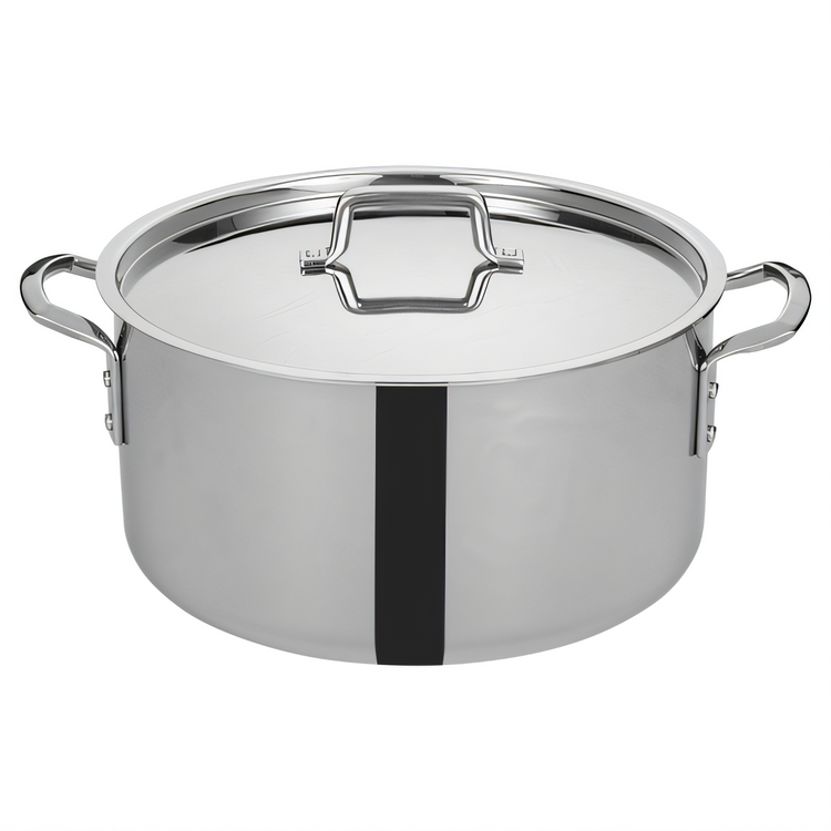 Product image #1 for Tri-Gen 20 Qt Round Tri-Ply Induction-Ready Stock Pot with Cover