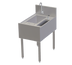 Thumbnail image #1 for Perlick Tobin Ellis Signature 18-Inch Freestanding Single-Compartment Underbar Utility Sink with Glass Rinser and Tool Caddy