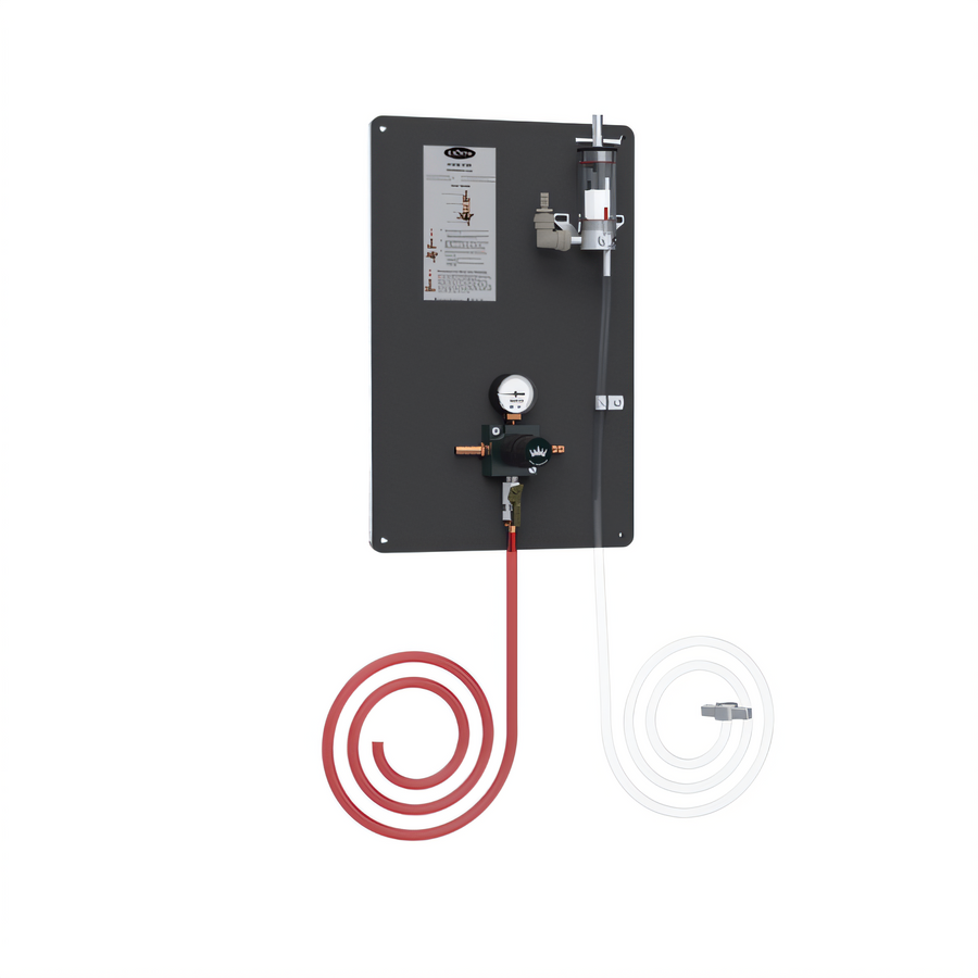 Product image #1 for Krowne MasterTap Single-Line Beer Regulator Panel with Empty Keg Detector