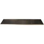 Thumbnail image #1 for Micro Matic USA DP-820D-39 Surface-Mount Stainless Steel Drip Tray Trough with Perforated Screen, 39 x 8 Inch