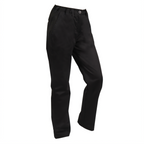 Thumbnail image #1 for Mercer Culinary Renaissance M62120BKXXS Women's Chef Trousers, Black, XXSmall, 65/35 Poly/Cotton Twill Case of 12