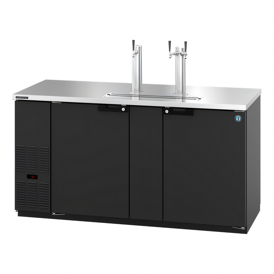 Product image #1 for Hoshizaki DD69 Two-Section Direct Draw Draft Beer Cooler, 69.5-Inch, 3 Half-Keg Capacity