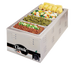 Thumbnail image #1 for APW Wyott X*PERT CW-3AI Electric Countertop Food Pan Warmer/Rethermalizer, 28-1/2 Qt., 4-Compartment, 1/3-Size Pan