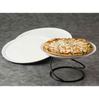 Thumbnail image #1 for American Metalcraft CERAM14 14-Inch Round Ceramic Solid Pizza Tray Case of 4
