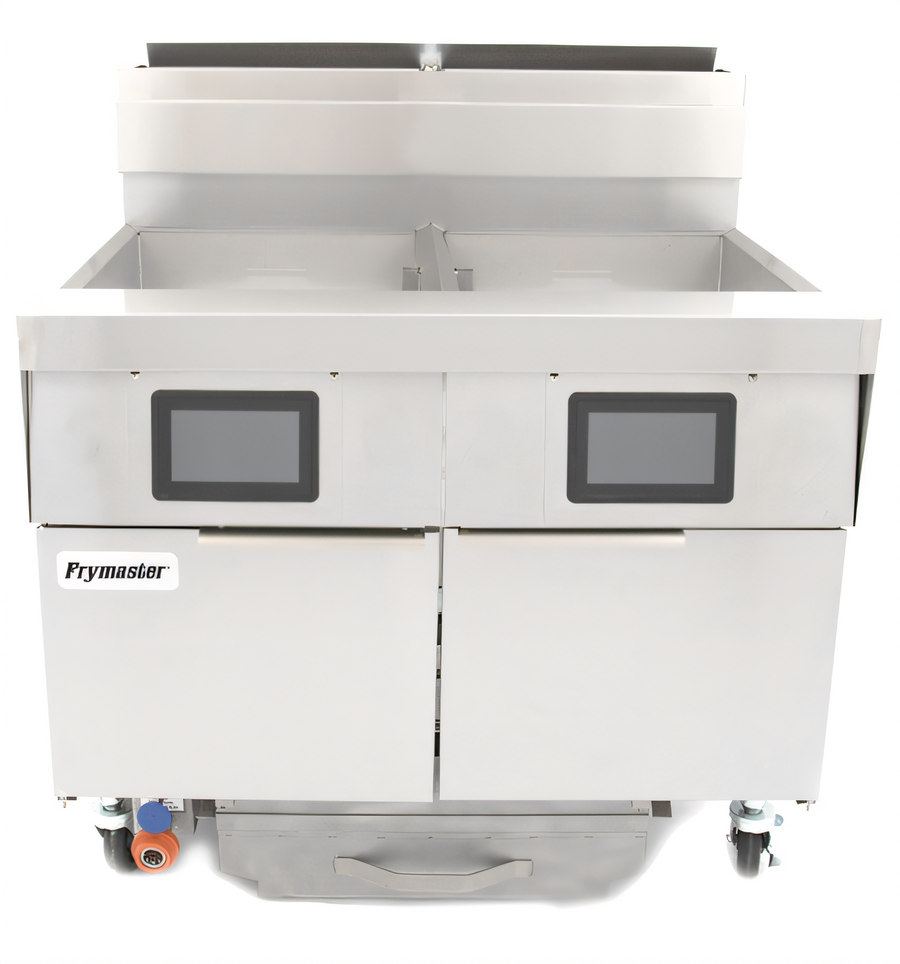 Product image #1 for Frymaster/Dean FilterQuick Dual 80 lb. Gas Tube Fryer with Automatic Filtration