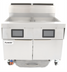 Thumbnail image #1 for Frymaster/Dean FilterQuick Dual 80 lb. Gas Tube Fryer with Automatic Filtration