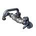 Thumbnail image #1 for T&S Brass B-0238 Wall-Mount Sink Mixing Faucet with 6-Inch Swing Nozzle and Garden Hose Outlet