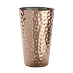 Thumbnail image #1 for American Metalcraft HMTC16 16 oz Double-Wall Hammered Copper Stainless Steel Tumbler Case of 24
