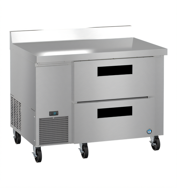 Product image #1 for Hoshizaki Steelheart One-Section 46-Inch Worktop Refrigerator with Two Drawers