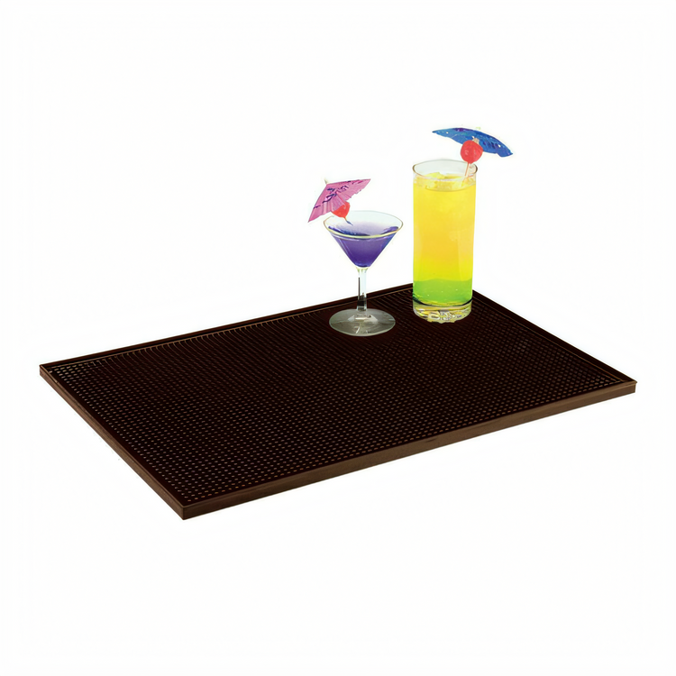 Product image #1 for Omcan USA Brown 18-Inch x 12-Inch Bar Service Mat