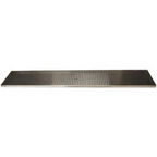 Thumbnail image #1 for Micro Matic USA DP-820D-45 Surface-Mount Stainless Steel Drip Tray Trough, 45"W x 8"D, Perforated Screen, 5/8" O.D. Drain