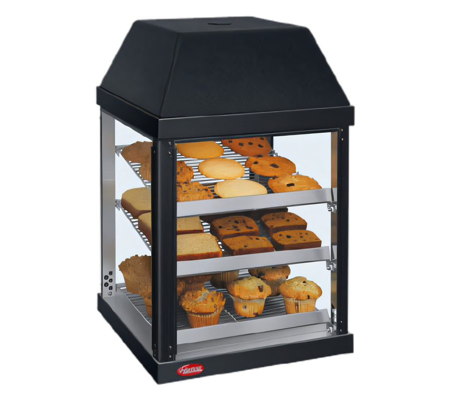 Product image #1 for Hatco MDW-2X 15.75-Inch Wide Pass-Through Countertop Mini Display Warmer with 2 Doors and 3 Adjustable Shelves