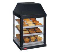 Hatco MDW-2X 15.75-Inch Wide Pass-Through Countertop Mini Display Warmer with 2 Doors and 3 Adjustable Shelves