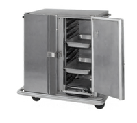 Mobile 2-Door Heated Holding Cabinet / Food Transport Cart, 21 Pan Capacity, Stainless Steel, 120V