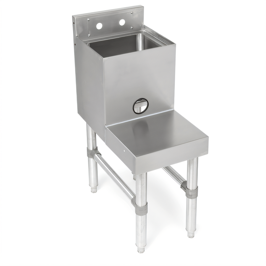 Product image #1 for John Boos 18-Inch Freestanding Underbar Blender Station with Dump Sink