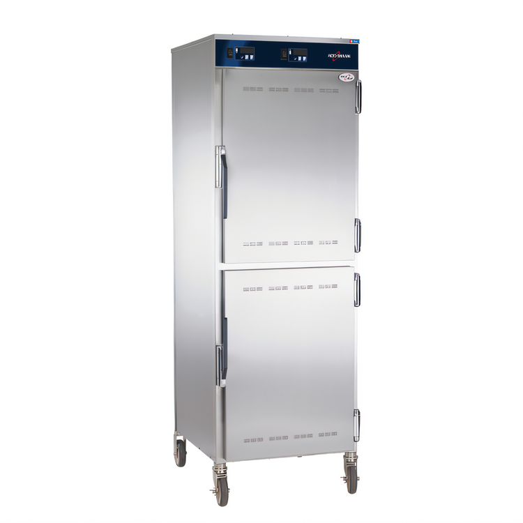 Product image #1 for Alto-Shaam Quick Ship Halo Heat Double-Compartment Low Temperature Holding Cabinet, 120V, 5-Inch Casters