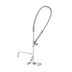 Thumbnail image #1 for T&S Brass EasyInstall 8-Inch Wall-Mount Workboard Pre-Rinse Add-On Faucet with 12-Inch Swing Nozzle and 1.07 GPM Spray Valve