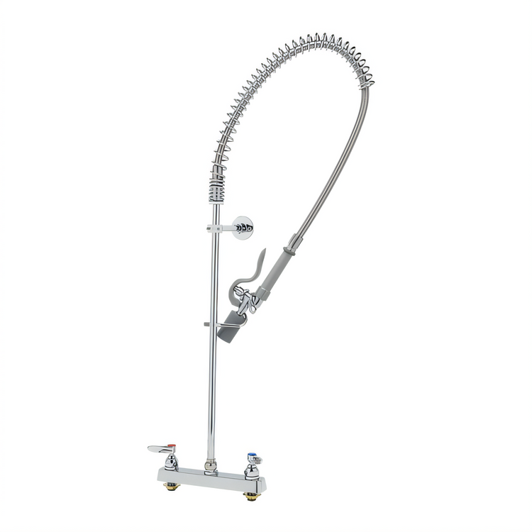 Product image #1 for T&S EasyInstall Workboard Deck-Mount Pre-Rinse Unit with 8-Inch Centers